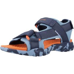 Sandały Geox Model J Borealis B Kolor Niebieski. Niebieskie sandały Geox, bez wzorów, z tkaniny, sportowe, bez obcasa, bez zapięcia. W wyprzedaży za 248.85 zł.