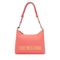 Torebka LOVE MOSCHINO. Pomarańczowe torebki klasyczne Love Moschino, bez wzorów, klasyczne, bez dodatków. Za 459.99 zł.