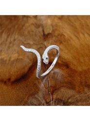 Eclat d'Argent Srebrny pierścionek z cyrkoniami rozmiar: 50. Szare pierścionki Eclat d'Argent, z cyrkonią, srebrne. Za 100.99 zł.