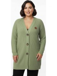 WITT WEIDEN Kardigan w kolorze zielonym rozmiar: 46. Zielone swetry WITT WEIDEN, z aplikacjami, ze skóry, bez ramiączek. Za 43.99 zł.