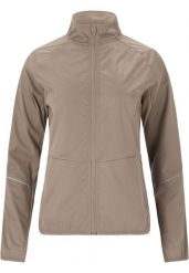 Kurtka damska Endurance Elving Functional. Brązowe kurtki do biegania Endurance, bez wzorów, z materiału, bez kaptura, do biegania. Za 405.90 zł.