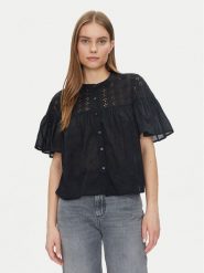 Gap Koszula 728755-00 Czarny Regular Fit. Czarne koszule GAP, s, bez wzorów, z bawełny, bez kołnierzyka, bez ramiączek. Za 159.99 zł.