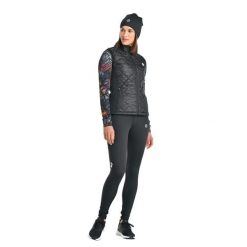 Legginsy ocieplane do biegania damskie Nessi Sportswear. Czarne legginsy NESSI SPORTSWEAR, bez wzorów, sportowe. Za 499.00 zł.
