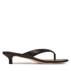 Japonki LAUREN RALPH LAUREN. Czarne japonki Lauren Ralph Lauren, bez wzorów. Za 669.99 zł.