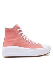 Converse Trampki Chuck Taylor All Star Move A06136C Różowy. Czerwone trampki Converse, bez wzorów, z materiału, retro, bez zapięcia. Za 239.99 zł.