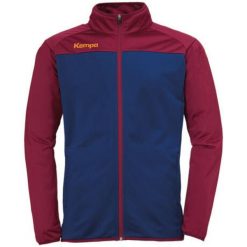 Bluza Kempa Prime Poly Jacket. Czerwone bluzy Kempa, bez wzorów, sportowe, bez ramiączek, bez kaptura. W wyprzedaży za 169.50 zł.