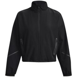 Damska kurtka wodoodporna Under Armour Unstoppable. Czarne kurtki Under Armour, m, bez wzorów, z materiału, bez kaptura. Za 451.00 zł.