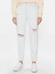 Calvin Klein Jeans Jeansy Mom Jean J20J222147 Niebieski Mom Fit. Niebieskie jeansy Calvin Klein Jeans, bez wzorów, z bawełny. Za 389.99 zł.