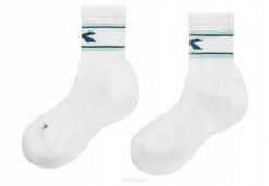 Skarpety tenisowe Diadora Socks Court. Białe skarpetki Diadora, bez wzorów, z elastanu. Za 54.99 zł.