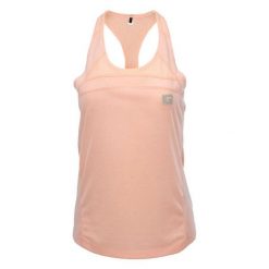 Tank Top Damski Ilmara. Czerwone topy IQ, bez wzorów, sportowe, bez kołnierzyka, bez ramiączek. Za 140.99 zł.