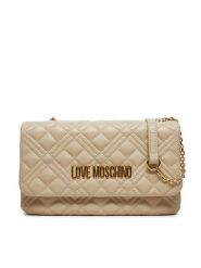 LOVE MOSCHINO Torebka JC4097PP1LLA0110 Beżowy. Brązowe listonoszki Love Moschino, bez wzorów, ze skóry, bez dodatków. Za 729.99 zł.
