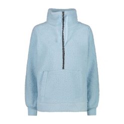 Kobieca bluza półzipowana CMP. Niebieskie bluzy bez kaptura CMP, na zimę, bez wzorów, bez kaptura. Za 347.00 zł.