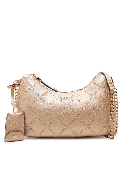 Liu Jo Torebka Ecs S Hobo AF5056 E0538 Złoty. Żółte kopertówki Liu Jo, bez wzorów, ze skóry, wizytowe, bez dodatków. Za 459.99 zł.