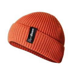 Czapka unisex zimowa rdzawa Alpine. Brązowe czapki zimowe GYMBEAM, bez wzorów, z materiału, klasyczne. Za 50.90 zł.