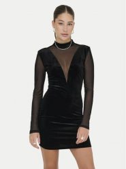 ONLY Sukienka koktajlowa Smooth 15360667 Czarny Slim Fit. Czarne sukienki ONLY, s, bez wzorów, z syntetyku, wizytowe, bez kołnierzyka, bez ramiączek. Za 109.99 zł.