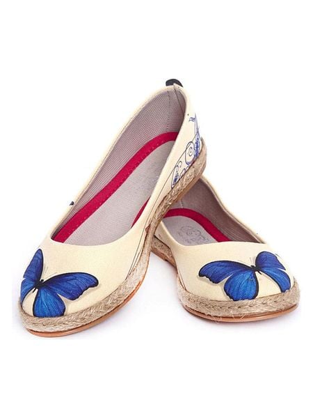 Goby Espadryle w kolorze kremowym rozmiar: 41. Brązowe espadryle Goby, bez wzorów, bez obcasa. Za 144.95 zł.