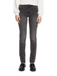 ESPRIT Dżinsy - Slim fit - w kolorze antracytowym rozmiar: W28/L32. Czarne jeansy Esprit, l, bez wzorów. Za 101.47 zł.