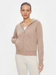 Guess Bluza Eleanora V4RQ04 KC5O0 Brązowy Regular Fit. Brązowe bluzy Guess, xs, z aplikacjami, z bawełny, bez ramiączek, bez kaptura. Za 239.99 zł.