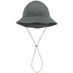 Kapelusz BUFF GO BUCKET HAT SOLID. Szare kapelusze Buff, bez wzorów, sportowe. Za 189.90 zł.