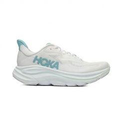 Buty do biegania damskie Hoka One One Clifton 10. Białe buty do biegania Hoka One One, bez wzorów, z materiału, bez zapięcia, do biegania. Za 807.00 zł.