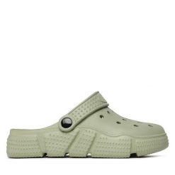 Klapki CRUZ. Zielone klapki CRUZ, bez wzorów, bez obcasa, bez zapięcia. Za 139.99 zł.