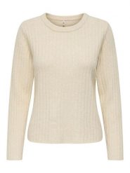 ONLY Sweter w kolorze beżowym rozmiar: S. Brązowe swetry ONLY, s, bez wzorów, ze splotem, bez ramiączek. Za 135.49 zł.