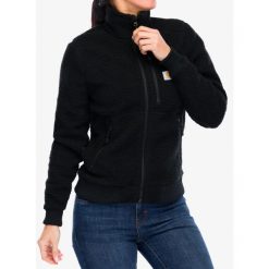 Polar damski Carhartt Fleece Jacket. Czarne bluzy z polaru Carhartt, xs, bez wzorów, z polaru, trekkingowe. Za 407.99 zł.
