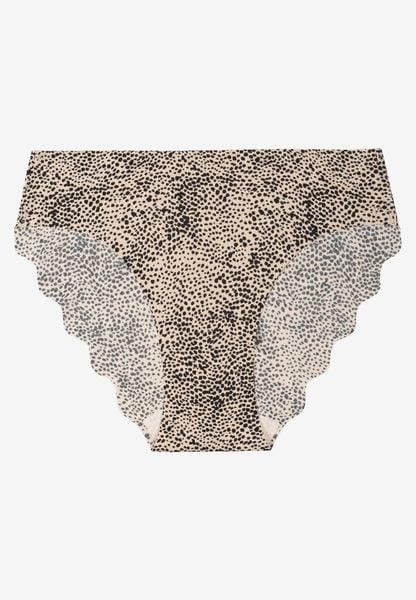 Czarno-Beżowe Bezszwowe Majtki Figi Silurisse. Czarne figi Born2be, bez wzorów, z podwyższonym stanem. Za 9.99 zł.