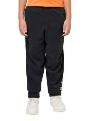 Jack Wolfskin Spodnie polarowe "Smileyworld" w kolorze czarnym rozmiar: 128. Czarne spodnie materiałowe Jack Wolfskin, bez wzorów, z materiału. Za 105.38 zł.