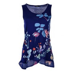 Desigual Top Damski Ginger M Ciemno-Niebieski. Topy marki Desigual. W wyprzedaży za 163.00 zł.