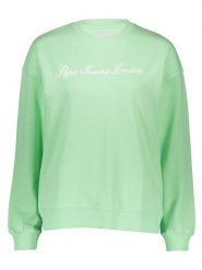 Pepe Jeans Bluza w kolorze zielonym rozmiar: S. Zielone bluzy Pepe Jeans, s, bez wzorów, z jeansu, bez ramiączek, bez kaptura. Za 144.92 zł.