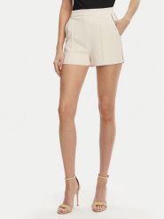 Elisabetta Franchi Szorty materiałowe SH-008-51E2 Beżowy Regular Fit. Brązowe szorty Elisabetta Franchi, bez wzorów, z materiału. Za 909.99 zł.