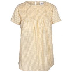 Kobiety/Panie Candice Gingham Smock Top. Żółte topy Trespass, m, bez wzorów, casualowe, bez kołnierzyka, bez ramiączek. Za 103.99 zł.