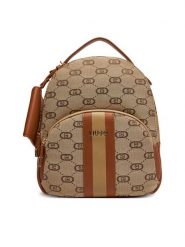 Liu Jo Plecak M Backpack AA5157 T3846 Beżowy. Brązowe plecaki Liu Jo, bez wzorów, z materiału, bez dodatków. Za 469.99 zł.