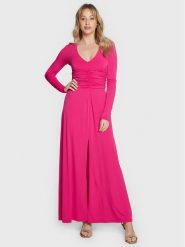 Blugirl Blumarine Sukienka wieczorowa RA3065-J6634 Różowy Slim Fit. Czerwone sukienki Blugirl Blumarine, s, bez wzorów, z syntetyku, wizytowe, bez kołnierzyka, bez ramiączek. Za 799.99 zł.