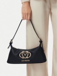 LOVE MOSCHINO Torebka JC4212PP0PKB0000 Czarny. Czarne torebki klasyczne Love Moschino, bez wzorów, ze skóry, bez dodatków. Za 729.99 zł.