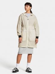 Didriksons Parka "Athena" w kolorze kremowym rozmiar: 32/34. Brązowe płaszcze Didriksons, bez wzorów, bez kaptura. Za 110.04 zł.