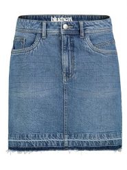 Sublevel Spódnica dżinsowa w kolorze niebieskim rozmiar: XS. Niebieskie spódnice Sublevel, xs, z aplikacjami, ze skóry, klasyczne, mini. Za 82.99 zł.