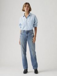 Levi's Dżinsy "501" - Comfort fit - w kolorze niebieskim rozmiar: W31/L30. Niebieskie jeansy Levi's, l, z aplikacjami, klasyczne. Za 238.25 zł.