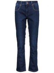 Pepe Jeans Dżinsy - Slim fit - w kolorze granatowym rozmiar: W27/L30. Niebieskie jeansy Pepe Jeans, l, z aplikacjami, z jeansu, klasyczne. Za 158.84 zł.