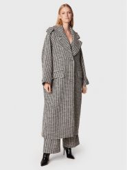 ROTATE Płaszcz wełniany Sparkly Houndstooth RT1904 Kolorowy Oversize. Płaszcze ROTATE, na zimę, bez wzorów, z syntetyku, bez kaptura. Za 2,149.00 zł.