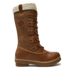 Śniegowce Kimberfeel. Brązowe śniegowce Kimberfeel, bez wzorów, bez zapięcia. Za 629.99 zł.