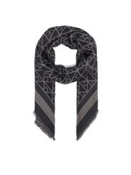 Calvin Klein Chusta LV04F8080G Czarny. Czarne chusty Calvin Klein, bez wzorów. Za 289.99 zł.