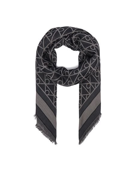 Calvin Klein Chusta LV04F8080G Czarny. Czarne chusty Calvin Klein, bez wzorów. Za 289.99 zł.