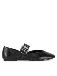 DeeZee Baleriny HY23066-1 Czarny. Czarne baleriny DeeZee, bez wzorów, z materiału, bez obcasa, bez zapięcia. Za 129.99 zł.