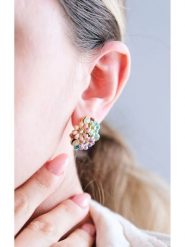 Lodie Silver Kolczyki-wkrętki z cyrkoniami rozmiar: onesize. Szare kolczyki Lodie Silver, z cyrkonią, z mosiądzu. Za 30.99 zł.