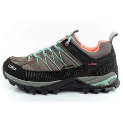 Buty CMP Rigel 3Q54456 01PR szare z membraną. Szare buty trekkingowe na zimę, ze skóry, bez zapięcia. Za 606.37 zł.