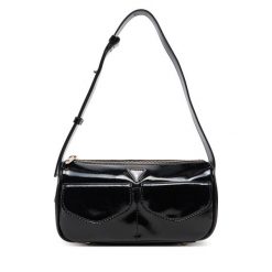 Torebka Guess. Czarne torebki klasyczne Guess, z aplikacjami, klasyczne, bez dodatków. Za 289.99 zł.