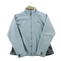 Second life - Bluza polarowa damska TKA 200 niebieska - Stan dobry. Niebieskie bluzy bez kaptura The North Face, l, bez wzorów, z dresówki, bez kaptura. Za 164.76 zł.