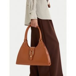 Torebka Beverly Hills Polo Club. Brązowe torebki klasyczne Beverly Hills Polo Club, bez wzorów, klasyczne, bez dodatków. Za 249.99 zł.